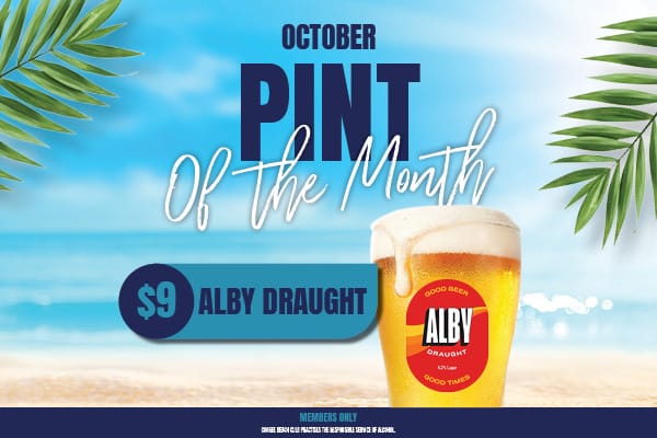 BEER OF THE MONTH OCTOBER